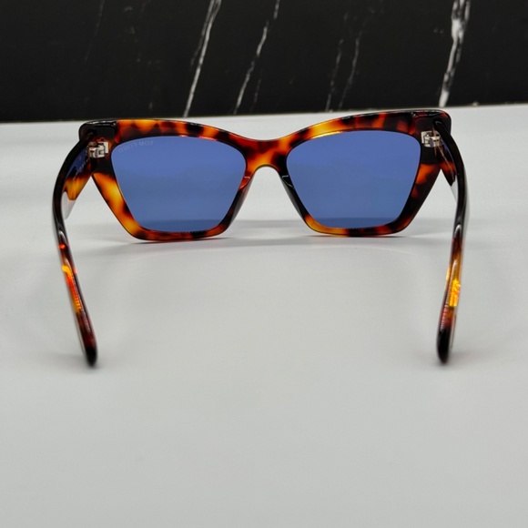 NEW TOM FORD TF871 55V WOMEN CAT EYE SUNGLASSES TOM FORD WYATT FT0871/S 55V main image 9